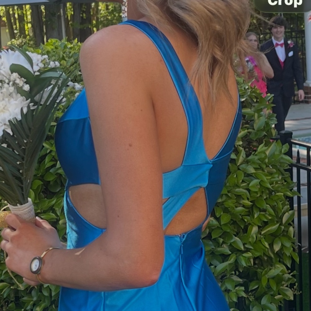 BLUE SILK DRESS ๐ - Picture 5 of 5